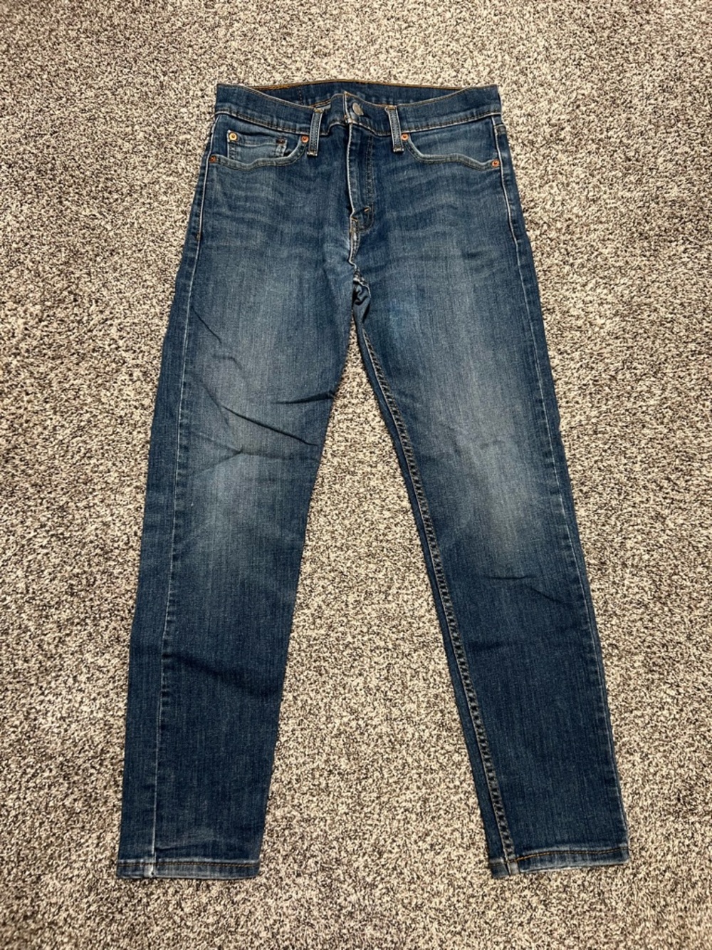 Levi’s Men's Slim Straight Dark Blue Jeans